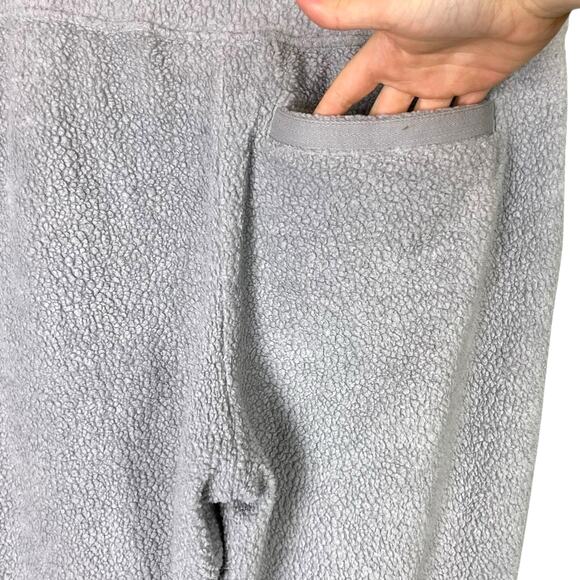 Patagonia Womens Light Grey Sherpa Elastic Waist Sweatpants with Pockets - Picture 6 of 8
